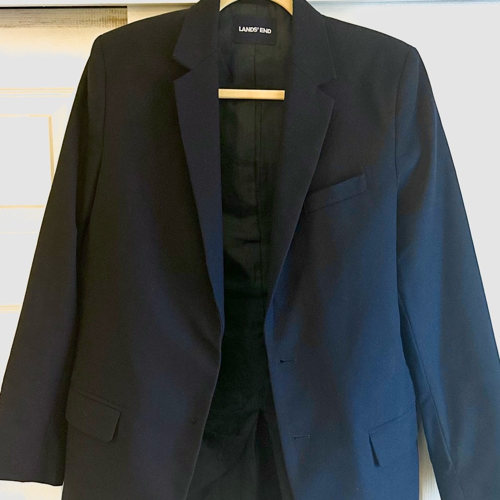 Lands End Navy Blazer